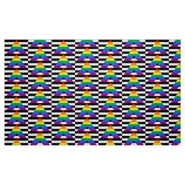 Straight-Ally-Flagge Stoff (Fat Quarter (45,7 x 55,9 cm))