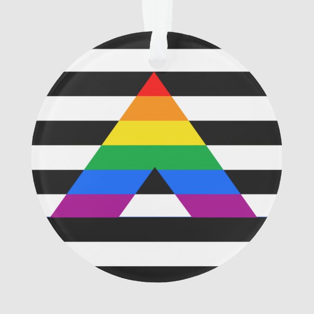 STRAIGHT ALLY PRIDE 2014 PRIDE.png Ornament (Rückseite)