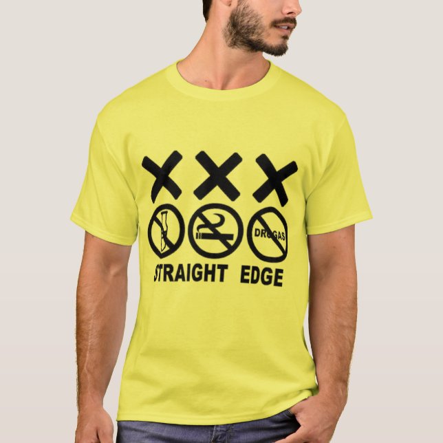 Straight Edge T-Shirt (Vorderseite)