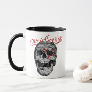 Straight Edge Totenkopf Tasse