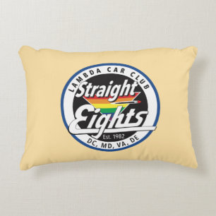 Straight Eights/LCCI Throw Kissen (Beige)