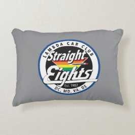 Straight Eights/LCCI Throw Kissen (grau)