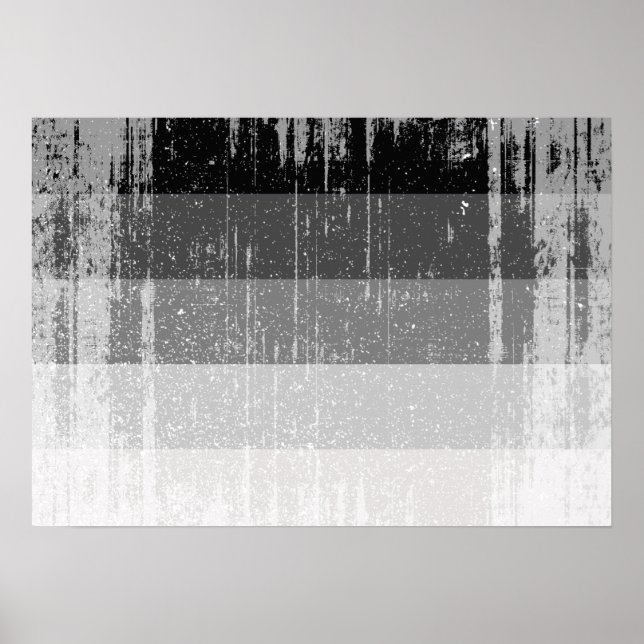 STRAIGHT FLAG DISTRESSED -.pnng Poster (Vorne)