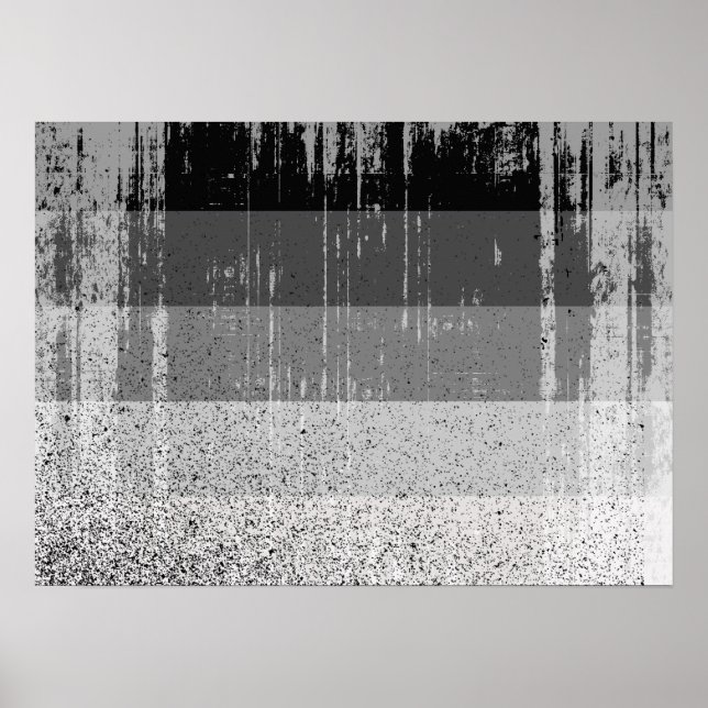STRAIGHT FLAG DISTRESSED -.pnng Poster (Vorne)