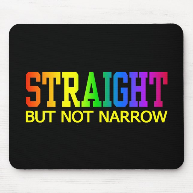 STRAIGHT mousepad (Vorne)