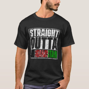 Straight Outback Afghanistan Flag T-Shirt