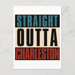Straight Outight Charleston South Carolina SC Postkarte