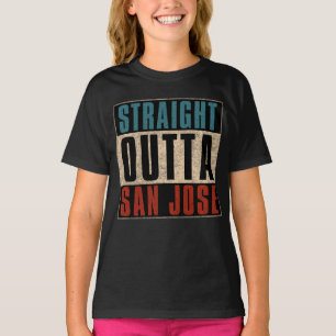 Straight Outight San Jose California CA USA T-Shirt