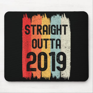 Straight Outta 2019 Lustiger Retro-Geburtstag Awes Mousepad