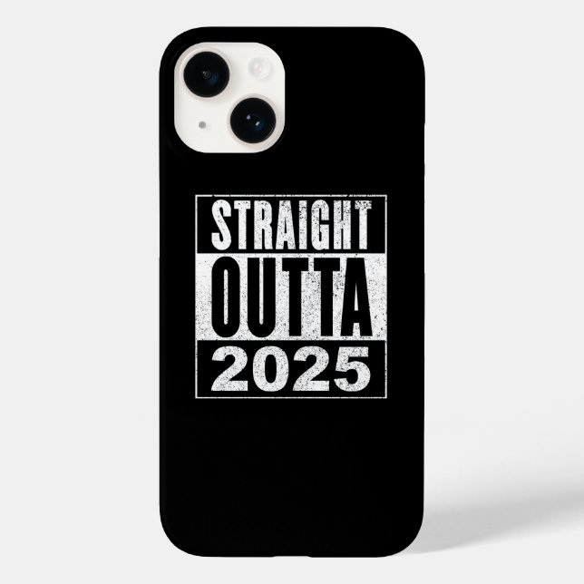 Straight Outta 2025 Case-Mate iPhone 14 Hülle (Rückseite)