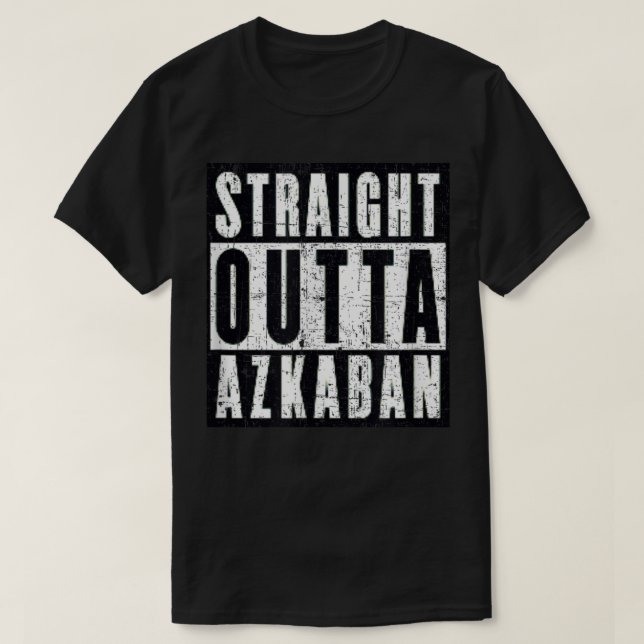 Straight Outta Azkaban T-Shirt (Design vorne)