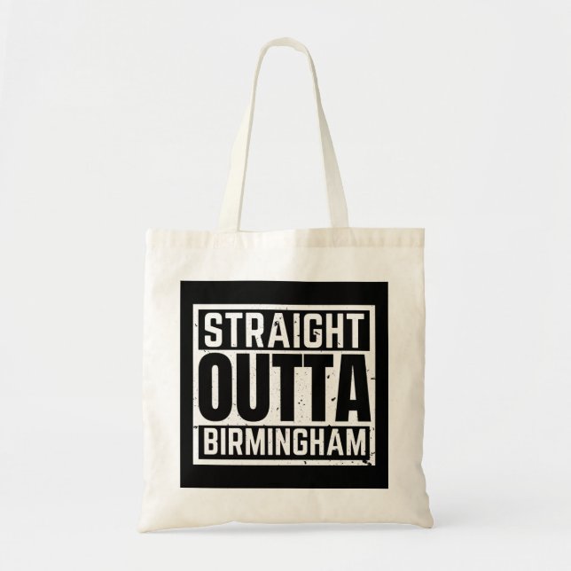 Straight Outta Birmingham Tragetasche (Vorne)