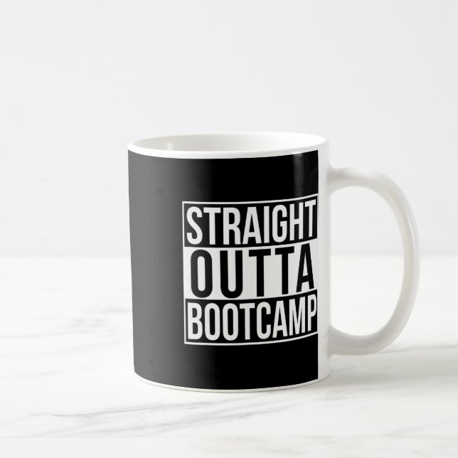 Straight Outta Bootcamp Kaffeetasse (Rechts)