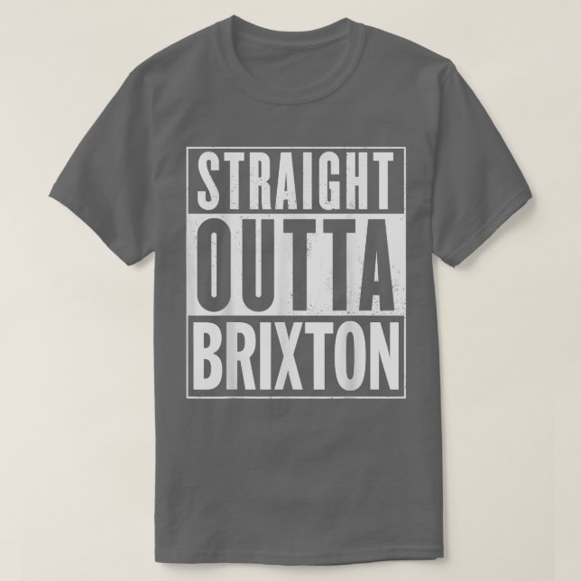Straight Outta Briton _ Funny T-Shirt (Design vorne)