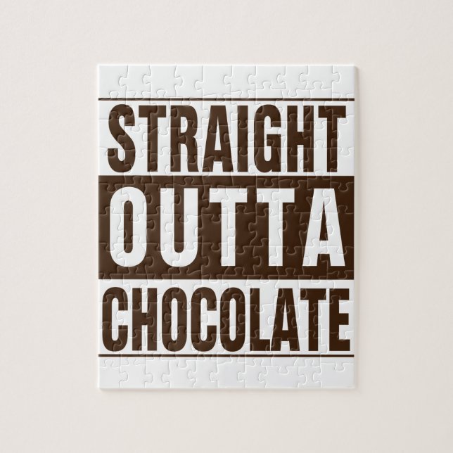 Straight Outta Brown Chocolate (Vertikal)