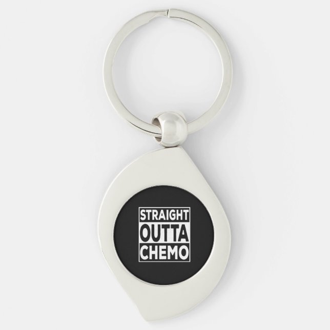 Straight Outta Chemo Schlüsselanhänger (Vorderseite)