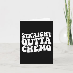 STRAIGHT OUTTA CHEMO Weltkrebstag Geschenkgutschei Karte