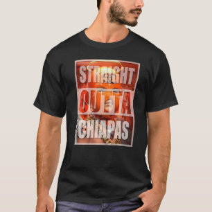 STRAIGHT OUTTA CHIAPAS GOLDEN ANGEL T-Shirt