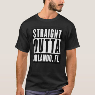 Straight Outta FLORIDA ORLANDO Zuhause V Neck T-Shirt