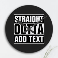 STRAIGHT OUTTA - Fügen Sie Ihren Text hier hinzu/e