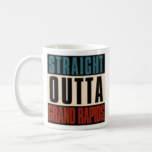 Straight Outta Grand Rapids Michigan MI Kaffeetasse