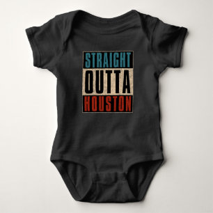Straight Outta Houston Texas TX USA Baby Strampler