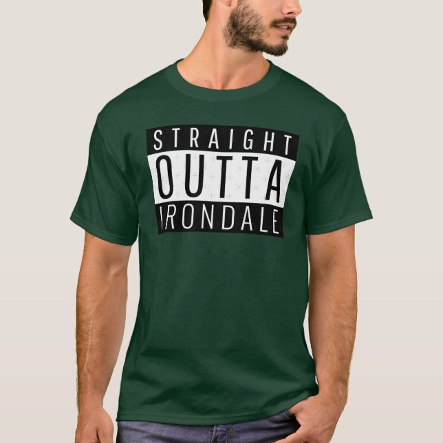 Straight Outta Irondale Alabama Oversized T-Shirt (Vorderseite)