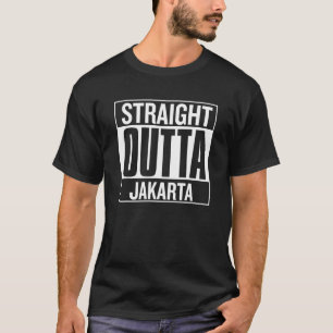 Straight Outta Jakarta Stolz auf die Stadt des Urs T-Shirt