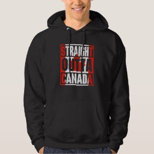 Straight Outta Kanada Frohen Kanada-Tag 2022 Kanad Hoodie