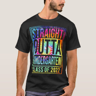 Straight Outta Kindergarten Class of 2022 School G T-Shirt