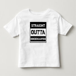 Straight Outta Kindergarten Kleinkind T-shirt