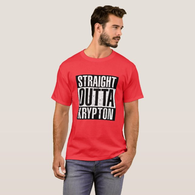 STRAIGHT OUTTA KRYPTON T-Shirt (Vorne ganz)