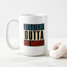 Straight Outta Los Angeles California USA Kaffeetasse