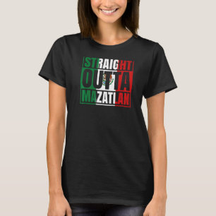 Straight Outta Mazatlán Sinaloa Mexikanische Fla T-Shirt