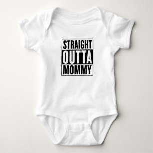 Straight Outta Mommy Funny Baby Bodysuit - Est. 19 Strampler