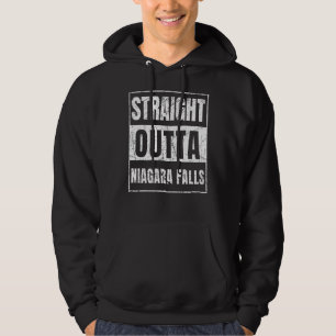 Straight Outta Niagara Falls New York Staat Hoodie