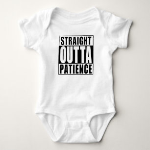 Straight Outta Patient Baby Strampler