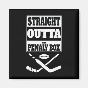 Straight Outta Penalty Box T-Shirt – Lustiger Eish Magnet