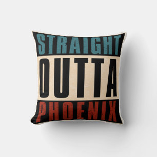 Straight Outta Phoenix Arizona AZ USA Kissen
