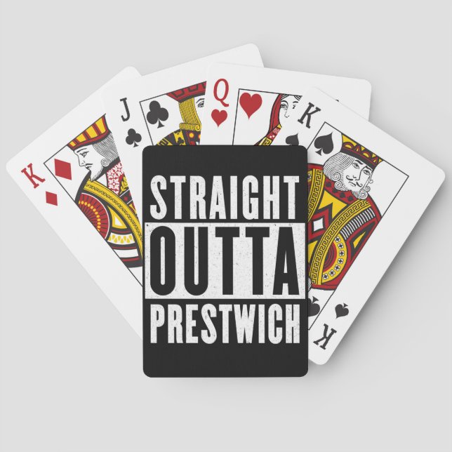Straight Outta Prestwich Spielkarten (Rückseite)
