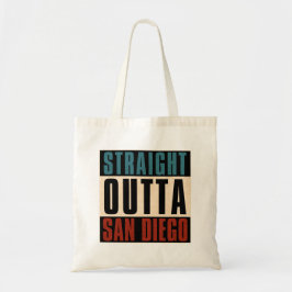 Straight Outta San Diego California CA USA Tragetasche
