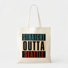 Straight Outta Seattle Washington WA USA Tragetasche