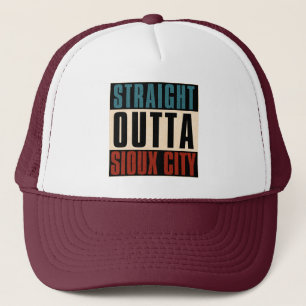 Straight Outta Sioux City Iowa IA Truckerkappe