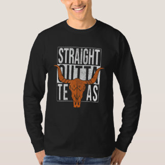 Straight Outta Texas 1845 für stolze Texaner T-Shirt