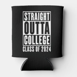Straight Outta Uni Class von 2024 Dosenkühler