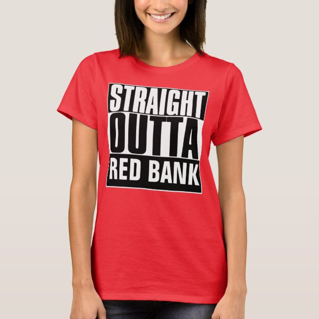 STRAIGHT OUTTA YOUR TEXT T-Shirt (Vorderseite)