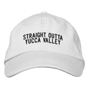 Straight Outta Yucca Valley California Hat Bestickte Baseballkappe
