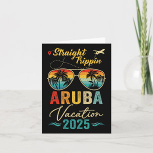 Straight Trippin Aruba 2025 Family Summer Vacation Karte