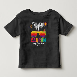 Straight Trippin Cancun Mexiko Reiseurlaub Kleinkind T-shirt