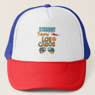 Straight Trippin' Los Cabos 2025 Fun Vacation Truckerkappe